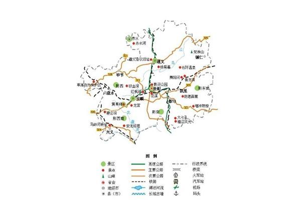 贵州各景点之间距离多少 景点分布介绍